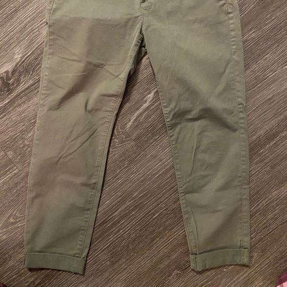 AG Adriano Goldschmied Jeans Caden Tailored Trouser | Olive Green | Size 26 - Picture 2 of 6